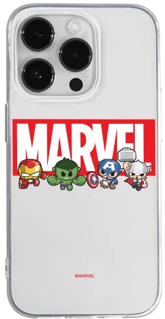 Ert Group Funda para teléfono móvil Apple iPhone 14 Pro Original y con Licencia Oficial de Marvel con diseño Marvel 009 Adaptada a la Forma del teléfono móvil, ParCialmente Transparente