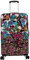 Betsey Johnson 76,2 cm (30 Zoll) Gepäckkollektion – erweiterbarer, kratzfester Hartschalenkoffer (ABS + PC) – leichte Designer-Tasche mit 8 Rollen Spinnrollen, Magenta Butterfly, 30in, Freizeit