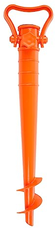 H HANSEL HOME Soporte para Sombrilla Playa Sujeta Sombrillas Base de Sombrilla Playa - Naranja x 1