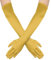 NQEUEPN Lange Damenhandschuhe, 52cm Lange Ellbogen Satinhandschuhe Opernhandschuhe Dehnbare 1920er Handschuhe Handpflege Feuchtigkeitshandschuhe für Frauen Mädchen Abendparty Tanz(Gold)