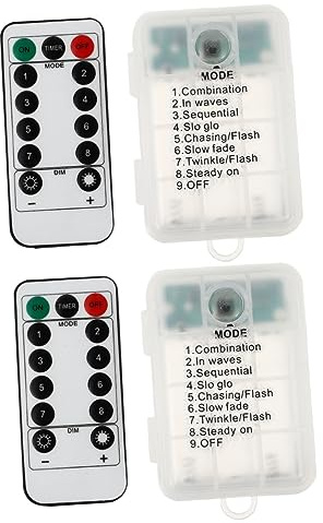 Angoily 2sets Simple Battery Box USB Battery Container for String Lamp Box String Lamp Accessory USB Case for Strip Lights Operated