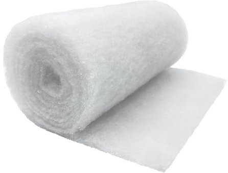 12-15mm Premium Aquarium & Pond Filter Wool for Crystal Clear Water Filtration Media for Cleaner Water (2m x 45cm)