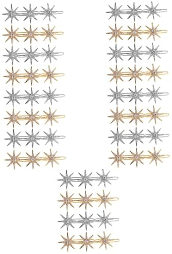 minkissy 20pezzi Fermagli Per Stella Con Strass Per Donne Eleganti Accessori Per Perfetti Per Occasioni Speciali e Uso Quotidiano Colori e Decorazioni Alla Moda