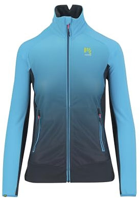 KARPOS 2501162-071 CRODERES W Fleece Maglia Lunga Donna Vulcan/Blue Atoll Taglia XS