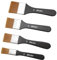 Tabanzhe 4pcs Large Flat Artist Brushes Set - Nylon Hair Oil Brushes for Watercolor, Gouache, and Oil Paintings,Versatile Paint Brushes for Beginners Professionals