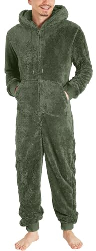 KONG JIMFAN Thermounterwäsche Herren Weihnachtspullover Herren Rot Outdoor Geschenke Für Männer Hosen Baggy Torwart Unterziehhose Hose Winter Herren Rucksackhose Herren(2-Army Green,XL)