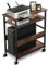 FinityPro 3 Tier Computer Tower Stand, 23.6 L x 11.8 W x 27.6 H, Industrial Height Adjustable PC Tower Stand, Under Desk CPU Holder for Office Home, Mobile Printer Stands with Lockable Caster Wheel