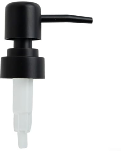 Hasaller Dispenser Pump Replacement, Black, Lotion/Soap Dispenser Pump Head, 28 Thread, Bath Bottle Head, 9cm Length