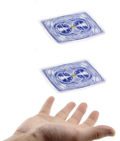 Cartes volantes flottantes magiques pour enfants - 1 pièce - Tours de magie - Accessoires magiques professionnels
