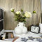 NAKOR HOME Po-Vase, Körpervase, weibliche Form, Kunstdekoration, weiße Keramik