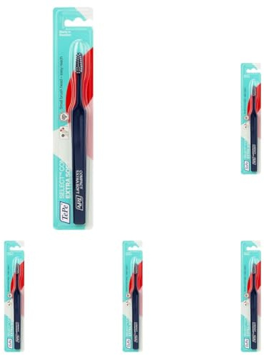 TEPE Select Compact X-Soft Toothbrush/Small, User-Friendly Brush / 1 X Select Compact X-Soft Brush (Pack of 5)