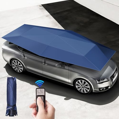 Naturalpowev Tenda per auto Universale, Posto Coperto Mobile, Ombrellone per Tettuccio, Adatto alla Maggior Parte dei Tipi di Auto, 5.2m
