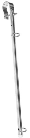 PHENOFICE Edelstahl Flaggenhalter Für Boote Robust Yacht Flaggenmast Stabil Vielseitig Einsetzbar Stahl Fahnenstab Bootsflaggenhalter Zubehör