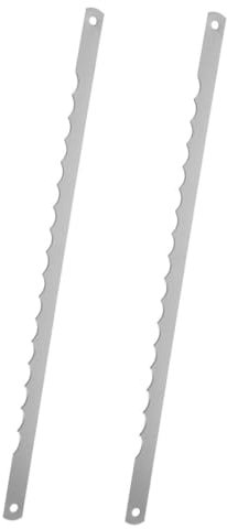 LALADEFIEE Juego De 2 Piezas De Panificadora Dentada De Acero Inoxidable Para Reemplazo