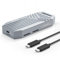 MAIWO 40Gbps NVMe SSD Enclosure, USB4 External Tool-Free NVMe Enclosure for 2280 M-Key,Compatible with Thunderbolt 4/3/USB4/USB C with Cooling Fan, Aluminum Alloy Shell ASM2464PD Chip