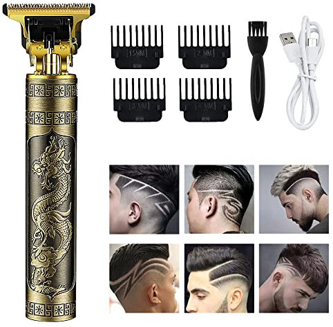 Tondeuse Cheveux Hommes,Tondeuse Barbe Professionnel Finition,Rasoir Electriques Hommes,Sans Fil Brostyle Tondeuse Precision Rechargeable,Cadeau Homme