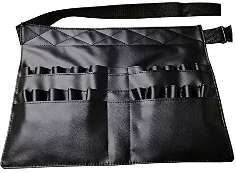 SIBOMTEX - Marsupio porta pennelli da trucco, borsa per cosmetici, multi tasche, marsupio per strumenti da trucco con cintura regolabile