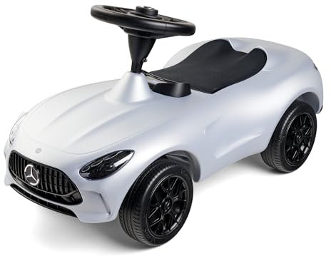 BIG – Mercedes-AMG GT - Designt zusammen mit Mercedes-AMG, mit Breiten Flüsterreifen und griffigem Lenkrad, Rutscher-Auto, für Kinder ab 18 Monaten
