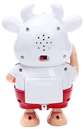 JOINPAYA 1Stk Sternzeichen Ochse Spielzeug musikalisches Vieh glückliche Kuhfigur Elektronische musikalische Kuh Maskottchen Kuh Spielzeug Maskottchen Spielzeug Elektronisches Bauteil