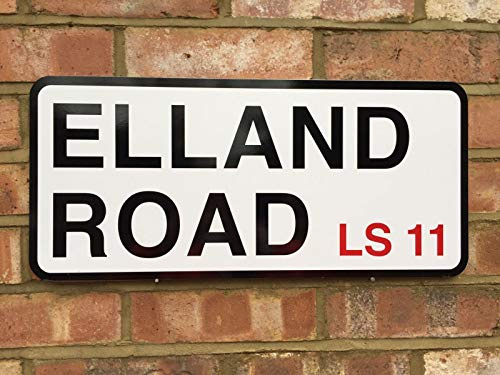 Biopracess Leeds United Elland Road Street Sign Street Sign 8X12 inches