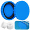 Winterverschluss Set, 2 Stück Winterstopfen Pool mit Passenden Dichtungen, Winterstopfen Pool Stopfen Kompatibel mit INTEX Pools, Pool Verschlussstopfen Kompatibel mit BESTWAY Pool