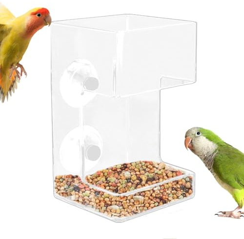 Feeding Dish – Fischfeeder | Aquarium Feeder | Shrimp Feeder für Shrimp & andere kleine Fische, Betta Fischfeeder, transparenter Suction Cup Feeder, Shrimp Feeder, Fischtank-Zubehör für Fische