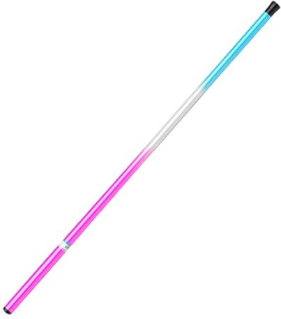 Bastone da pesca a mano, canna da pesca da 40 cm, canna da pesca leggera, gamberetti e canna da pesca per bambini, divertimento in famiglia, flussi, colore blu ghiaccio rosa, materiale in fibra di
