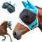 Masque Anti Mouches pour Cheval, Masque Anti Mouches Protection, Masque Protection Anti UV avec Oreilles, Masque Anti Mouches Protection UV, pour se protéger des moustiques et des Rayons UV