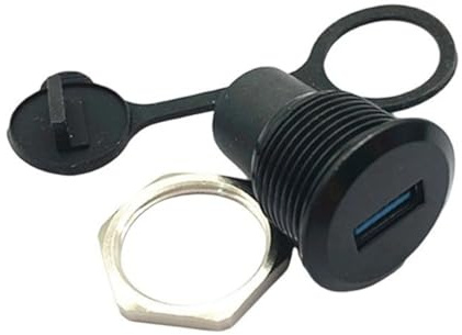 Legierung USB 3.0 Panel Adapter Wasser 5Gbps Datenübertragung Industrie Server PC Zuverlässigkeit Zinklegierung USB Panel Connector