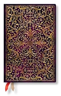 Paperblanks Horizontal - Mini (140 x 95) 160p 2023 Planner