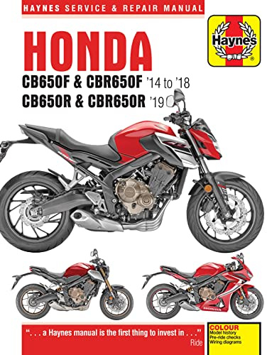 Haynes Honda CB650F & CBR650F,CB650R & CBR650R (14-19) Repair Manual (Paperback)
