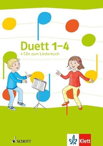 Duett 1-4: 4 Audio-CDs zum Liederbuch Klasse 1-4 (Duett. Allgemeine Ausgabe ab 2016)