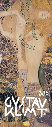 Gustav Klimt 2025: Kunstkalender mit Werken des Künstlers Gustav Klimt, Jugendstil. Wandkalender im Hochformat: 28,5 x 69 cm