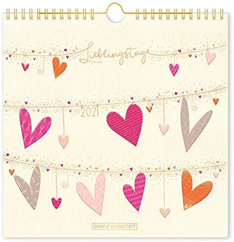 Lieblingsstücke-Kalender 2021 Lieblingstage: Wandkalender