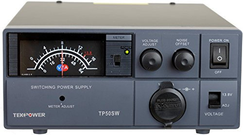 TekPower TP50SW - Fuente de alimentación analógica con Enchufe para Encendedor (50 A, 13,8 V)