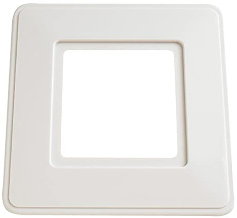 Merriway BH02806 Plastic Switch Plate, 150mm (6 inch) Square - White