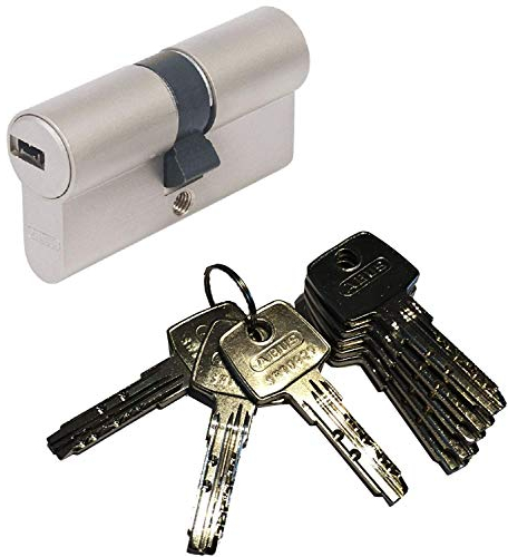 ABUS EC550 Profil-Doppelzylinder Länge (a/b) 30/50mm (c=80mm) mit 8 Schlüssel