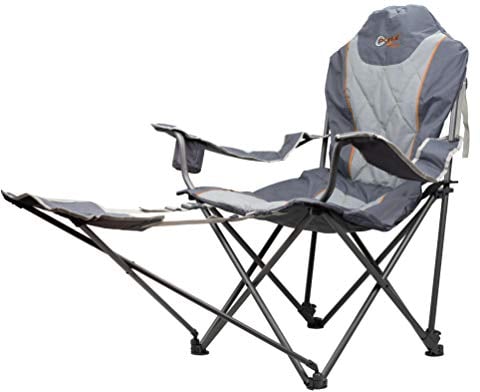 Portal Ole XL Campingstuhl Klappstuhl Gartenstuhl Fußablage Lehne verstellbar