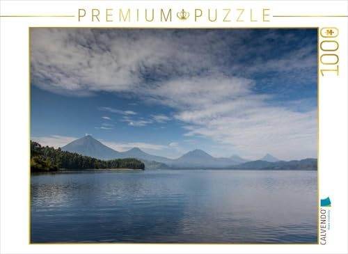 CALVENDO Puzzle Die Kette der Virunga-Vulkane | 1000 Teile Lege-Größe 64 x 48 cm Foto-Puzzle für glückliche Stunden