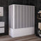 Pare-Baignoire 70x170 CM en Pvc mod. Flex avec ouverture centrale
