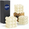 Morgunmvon 3 Bubble kerze beige deko kerzen set Vanille, sojawachs duftkerzen geschenk, bubble candle für Beige deko wohnzimmer. 3 Sweet Milk(160g/1)