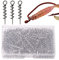 SHADDOCK Angeln Corkscrew Spiralen Set - 100stk Korkschrauben für Kunstköder Gummifische Jigs, Schraubgewinde für Gummifische, Gummiköder (M-100stk(35mm))