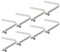 PATIKIL 10.5x7.5mm Kayak Pagaia Scatti, 8pz Morsetti a Molla per Kayak Clip per Palo della Tenda Acciaio Pulsante Cavo Blocco per Pagaia Campeggio Tenda Palo