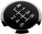 Schalthebel-Abdeckung, 6-Gang-Schaltknauf-Stick-Abdeckung Emblem-Abzeichen-Kappen-Verkleidung für T5 T 5.1 Gp 2003-2011