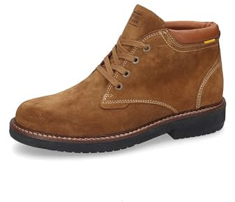 camel active Herren Leichter Boot aus Veloursleder Hellbraun, menswear-41