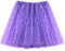 Pailletten Rock Tüllrock Damen Tutu Rock 50Er Rockabilly Petticoat Für Karneval Partykleid Karnevalskostüme Tutu Unterrock Tanzrock Ballettrock Cosplay Festliche Minirock Tüllrock Light Lila
