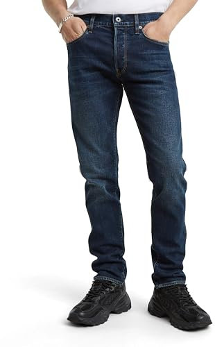 G-STAR Herren 3301 Slim Jeans, Blau (Worn in Dusk Blue 51001-C052-B843), 32W / 30L