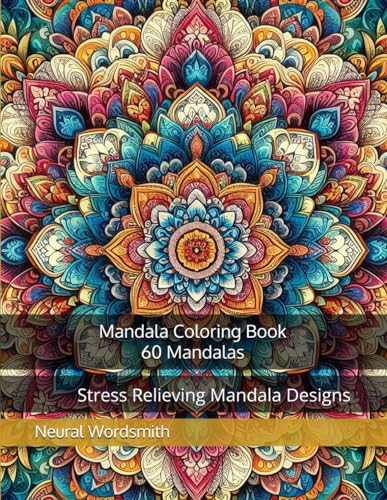 Mandala Coloring Book: 60 Mandalas: Stress Relieving Mandala Designs