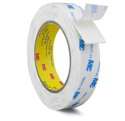 SPYDER TAPE 1600T Heavy-Duty Double Sided PE Foam Tape - 20mm x 10m - Weatherproof Strong Adhesive Mounting + IPA & Adhesion Promoter Wipes for Maximum Bond Strength- Indoor/Outdoor Professional Grade