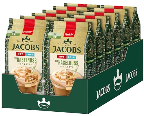 Jacobs Hot Cold Typ Haselnuss Latte (12 x 340 g)